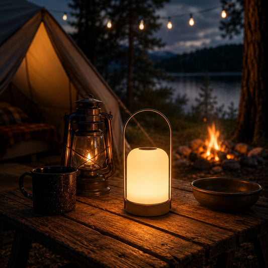 Three Glow Camp Lamp