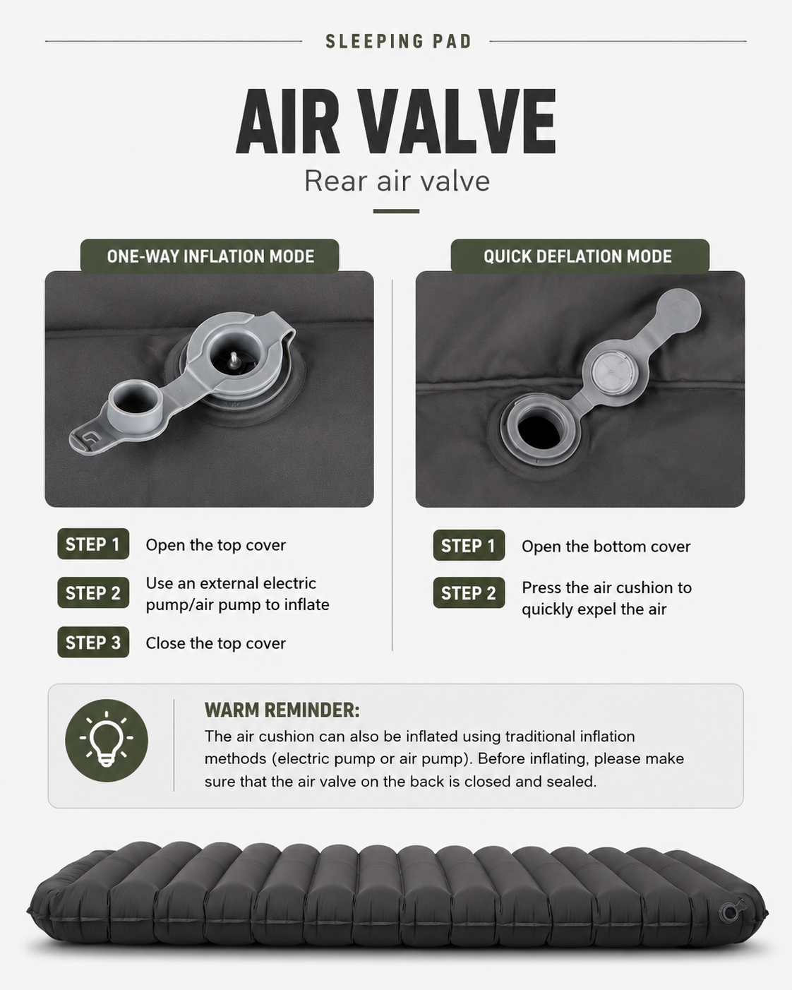 Cloud Rest Camping Self-Inflatable Air Mattress