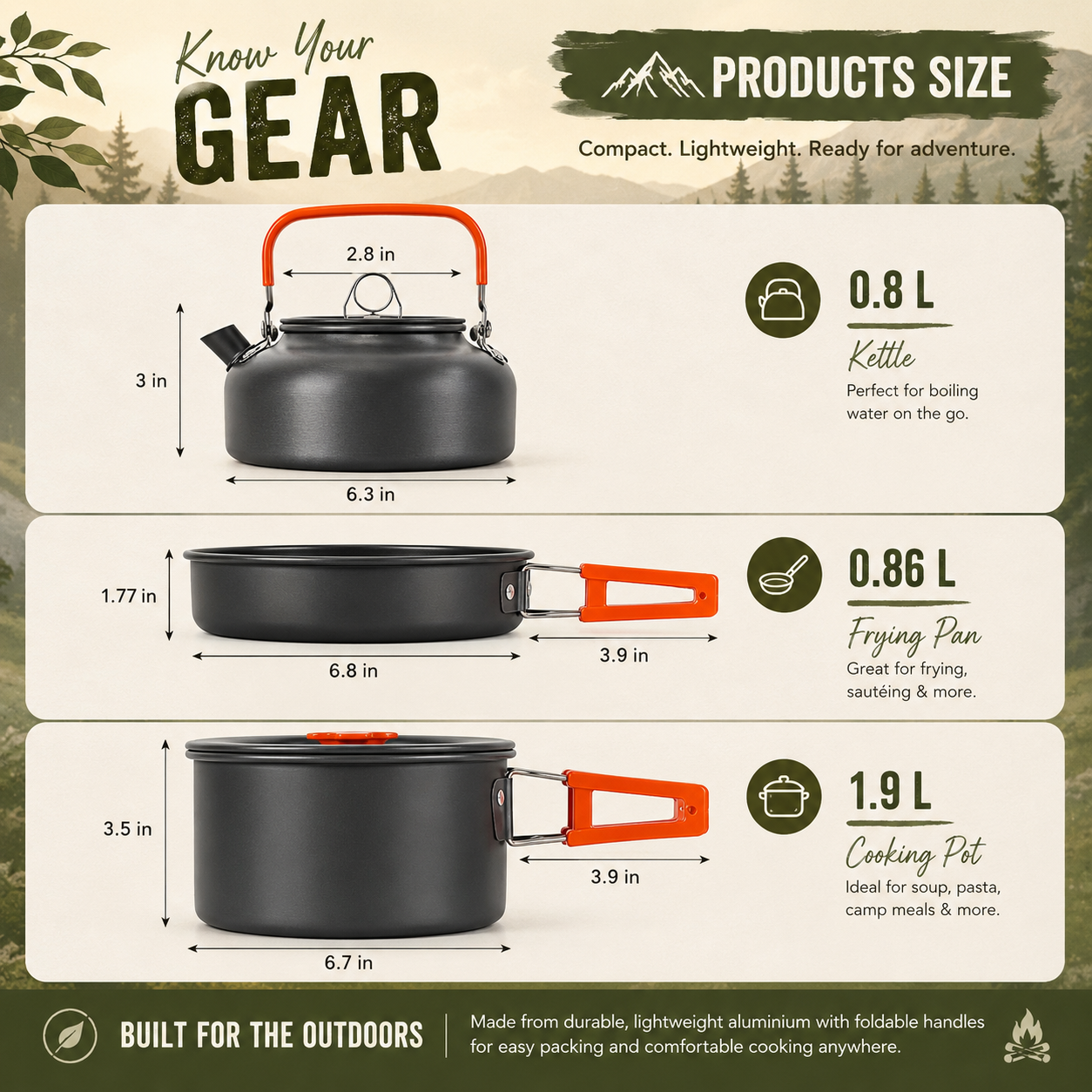 Feast in the Wild Cookware Set